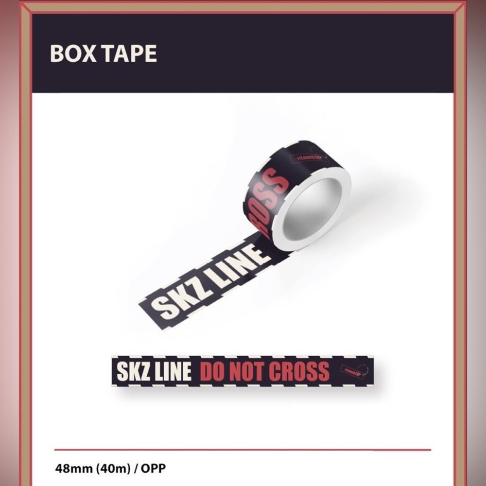 Kpop Stray Kids #Lovestay: SKZ-X Merch Box Tape